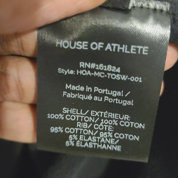 House of Athlete | Men's Black on Black Crewneck Graphic Sweatshirt (Size 2XL) - Picture 6 of 14